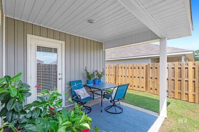 20770 Mercury Dr, Robertsdale, AL 36567 - view of patio with outdoor dining space