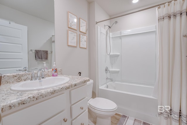 8242 Sycamore Way, Semmes, AL 36575 - bathroom with shower / tub combo and vanity