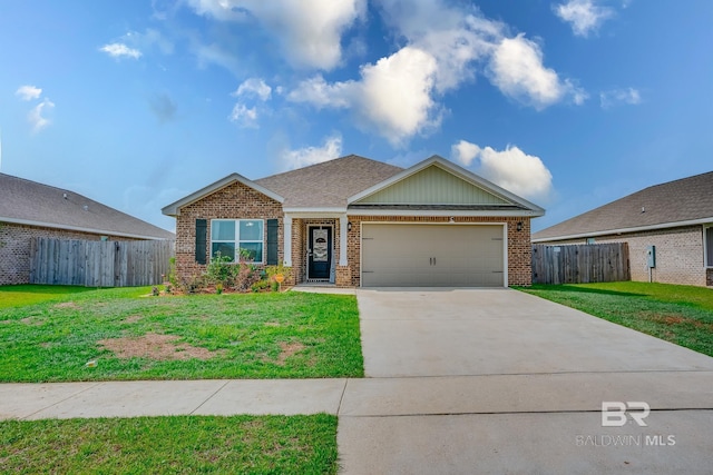8242 Sycamore Way, Semmes, AL 36575 - view of front of house featuring brick siding, concrete driveway, and an attached garage