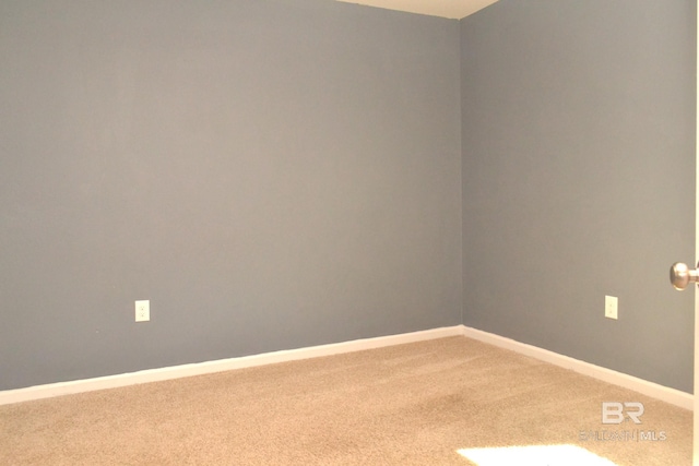 empty room with carpet floors