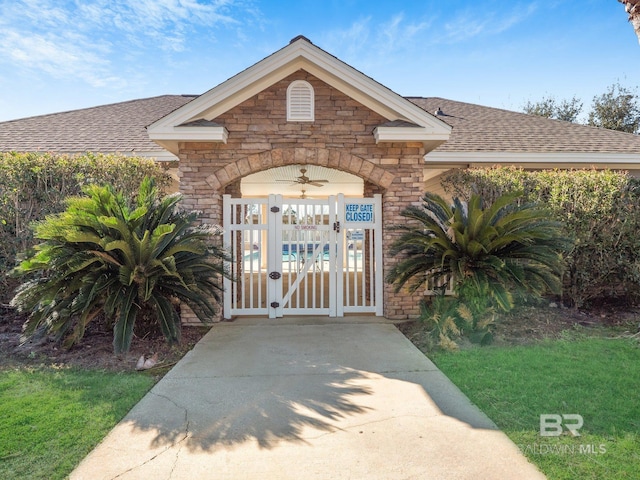 view of entrance to property