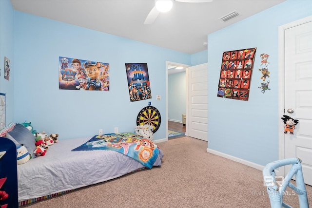 17372 Tallasee Blvd, Foley, AL 36535 - bedroom with carpet flooring and ceiling fan