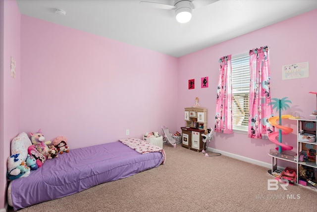 17372 Tallasee Blvd, Foley, AL 36535 - bedroom with carpet and a ceiling fan