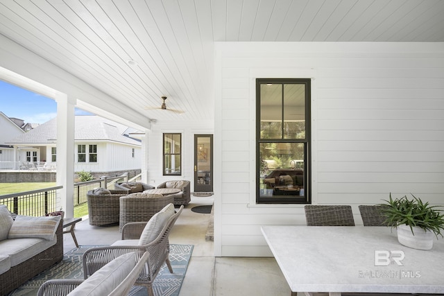 313 Cuban Lily Dr, Fairhope, AL 36532 - view of patio featuring an outdoor hangout area