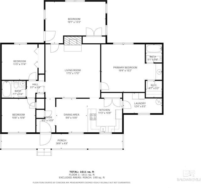 108 Paige Cir, Daphne, AL 36526 - home floor plan