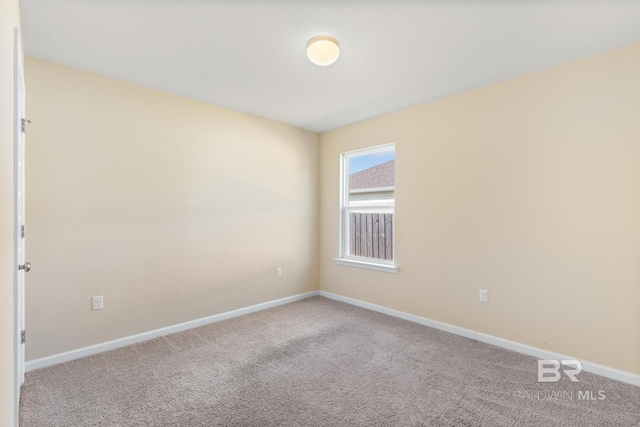 empty room with carpet floors