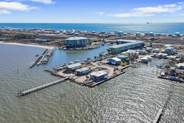 747 Cherokee Rd, Gulf Shores, AL 36542 - bird's eye view featuring a water view