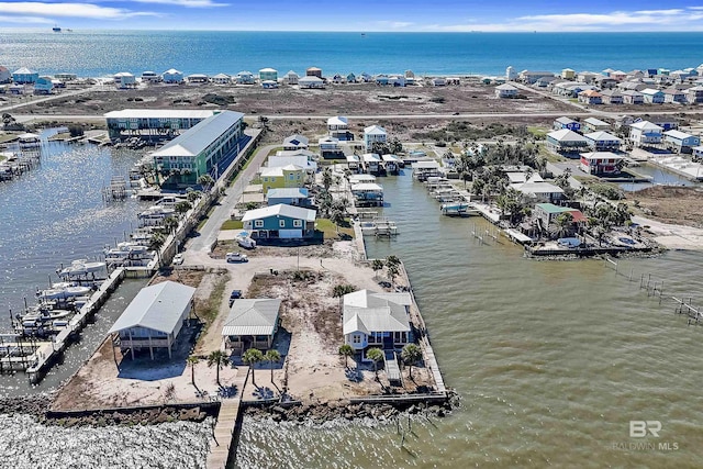 747 Cherokee Rd, Gulf Shores, AL 36542 - birds eye view of property featuring a residential view and a water view