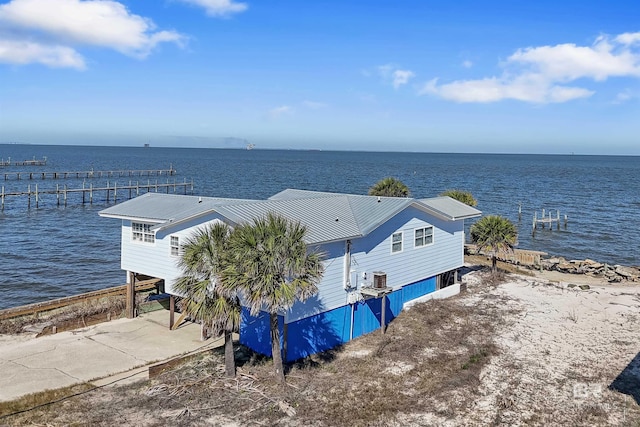 747 Cherokee Rd, Gulf Shores, AL 36542 - drone / aerial view with a water view