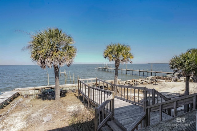 747 Cherokee Rd, Gulf Shores, AL 36542 - view of dock featuring a water view