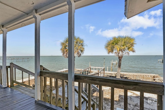 747 Cherokee Rd, Gulf Shores, AL 36542 - view of dock featuring a water view