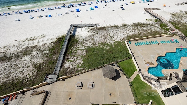 24230 Perdido Beach Blvd Unit 3112, Orange Beach, AL 36561 - bird's eye view featuring a beach view and a water view