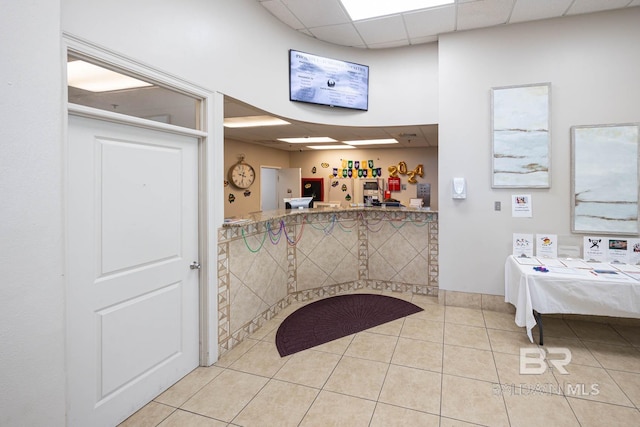 24230 Perdido Beach Blvd Unit 3112, Orange Beach, AL 36561 - bathroom with tile patterned flooring and a drop ceiling