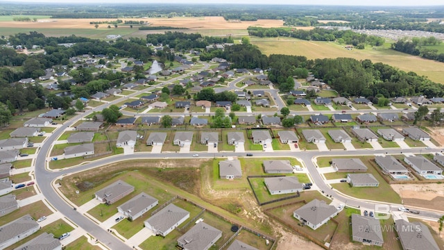 drone / aerial view featuring a residential view