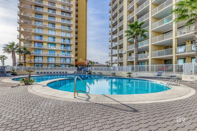 25020 Perdido Beach Blvd Unit 1101B, Orange Beach, AL 36561 - community pool with a patio