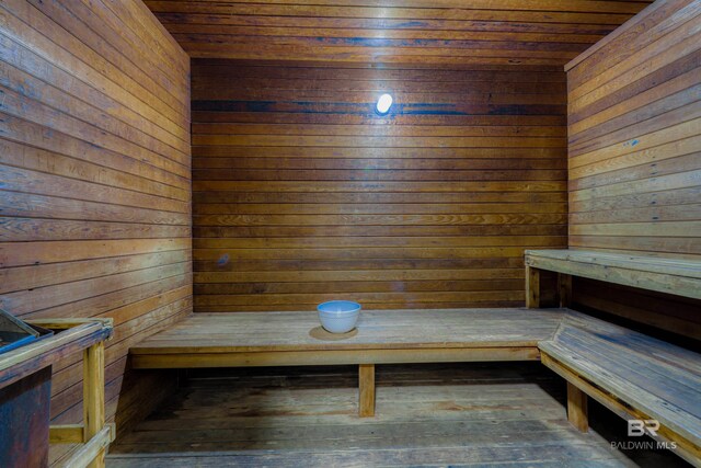 25020 Perdido Beach Blvd Unit 1101B, Orange Beach, AL 36561 - relaxing sauna with wood ceiling and wooden walls