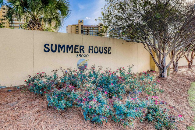 25020 Perdido Beach Blvd Unit 1101B, Orange Beach, AL 36561 - view of community / neighborhood sign