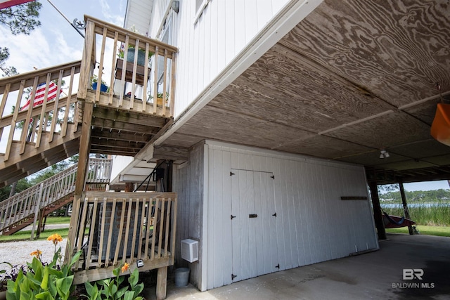 112 W 8th Ave Unit 7, Gulf Shores, AL 36542 - view of home's exterior with stairs