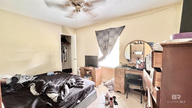 615 Pedigo Ave, Foley, AL 36535 - bedroom featuring tile patterned flooring and a ceiling fan