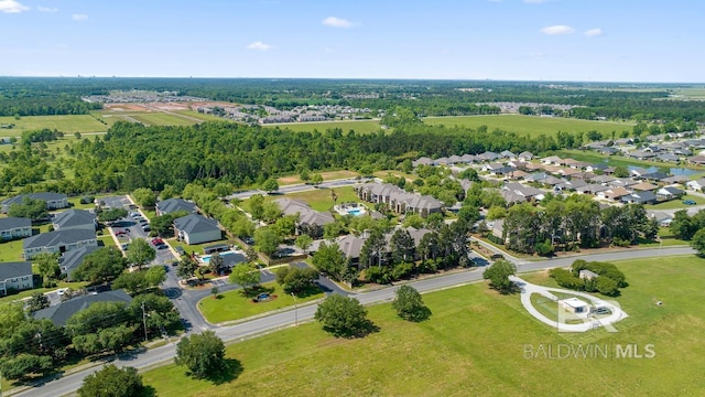 birds eye view of property featuring a residential view