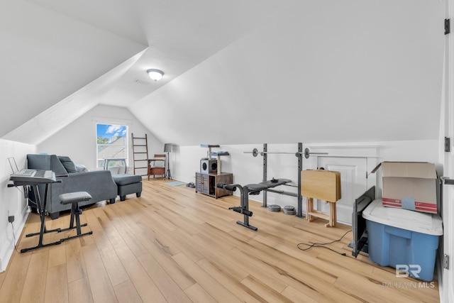 8847 Asphodel Ln, Daphne, AL 36526 - home office with wood finished floors and vaulted ceiling