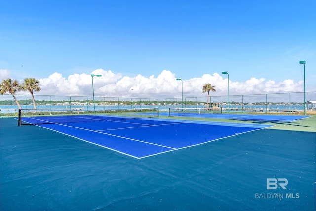 view of sport court