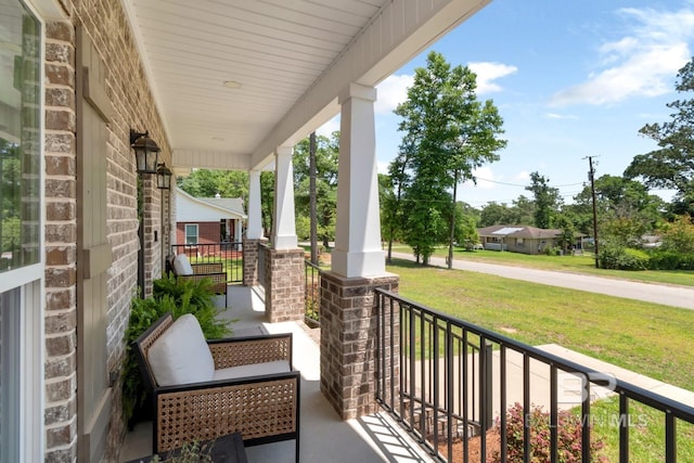 7339 Grissom Dr, Saraland, AL 36571 - balcony with a porch