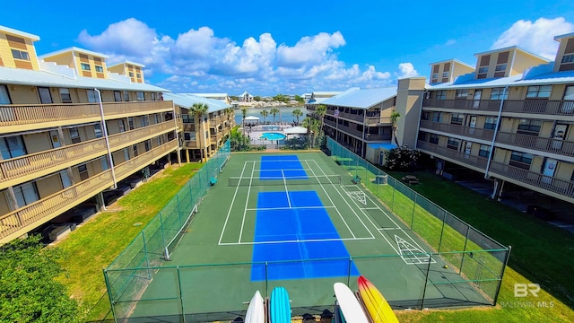 28835 Perdido Beach Blvd Unit 309, Orange Beach, AL 36561 - view of tennis court featuring fence
