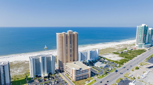 bird's eye view of extended coastline
