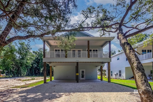 9264 Brighton Ave, Elberta, AL 36530 - view of front facade featuring driveway and a carport