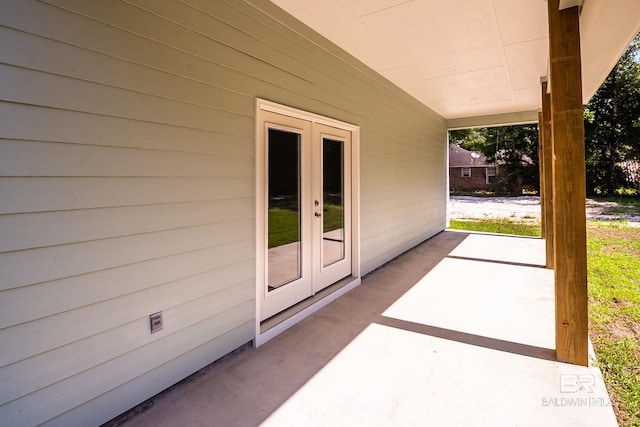 9264 Brighton Ave, Elberta, AL 36530 - view of patio / terrace with french doors