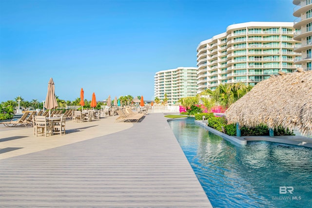 view of swimming pool