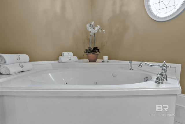 bathroom with a bathing tub