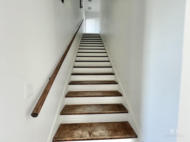 view of staircase