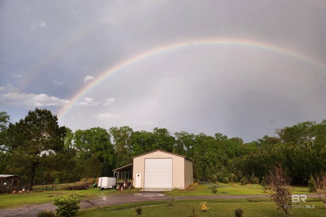 18255 Cactus Ct, Elberta, AL 36530 - view of outbuilding featuring an outdoor structure and dirt driveway
