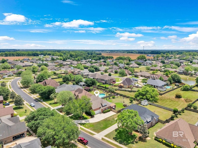 birds eye view of property featuring a residential view