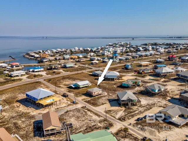 106 Ryan Ct, Dauphin Island, AL 36528 - aerial perspective of suburban area with a nearby body of water