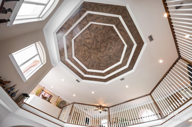 detailed view of recessed lighting