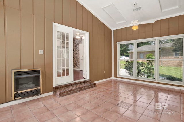 6805 Hunters Ct, Mobile, AL 36695 - unfurnished sunroom featuring vaulted ceiling