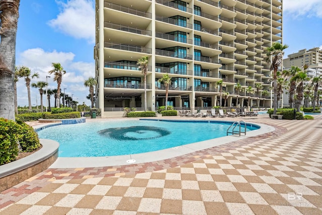 community pool featuring a patio
