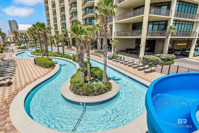 view of pool