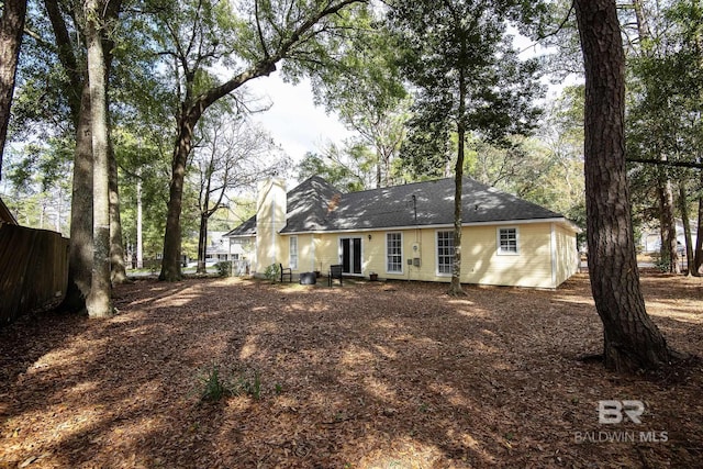 view of rear view of house