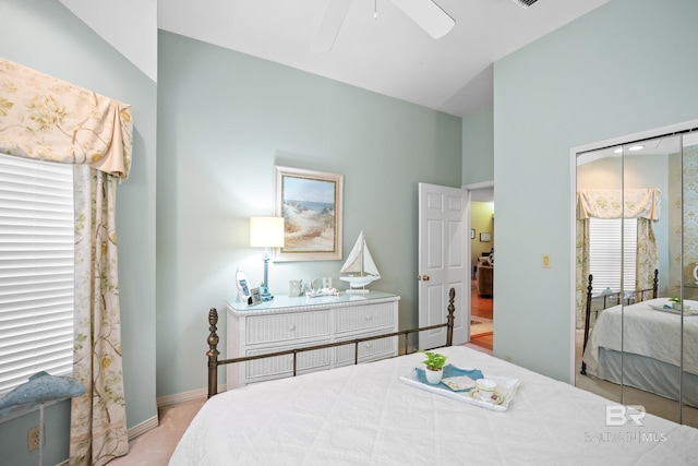 11346 County Road 99, Lillian, AL 36549 - bedroom featuring a ceiling fan and baseboards