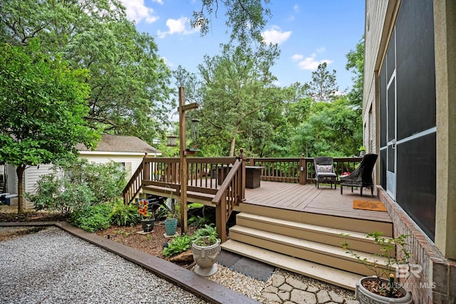 11346 County Road 99, Lillian, AL 36549 - view of wooden terrace