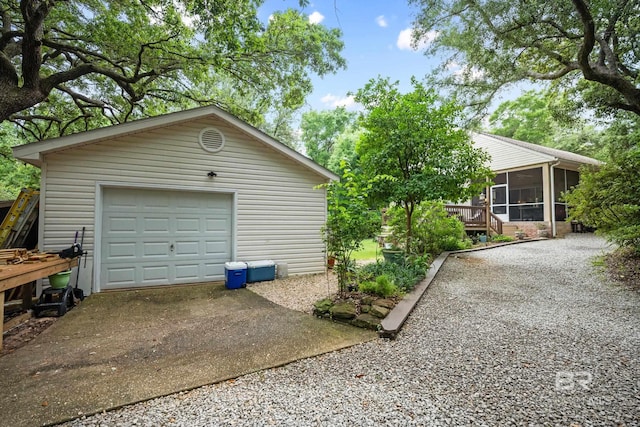 11346 County Road 99, Lillian, AL 36549 - detached garage featuring driveway