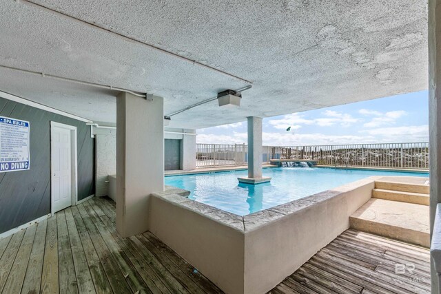 view of pool