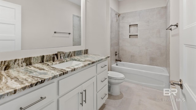 10253 Secretariat Blvd, Daphne, AL 36526 - full bathroom featuring vanity, toilet, and shower / tub combination