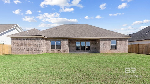10253 Secretariat Blvd, Daphne, AL 36526 - back of house with brick siding and a shingled roof