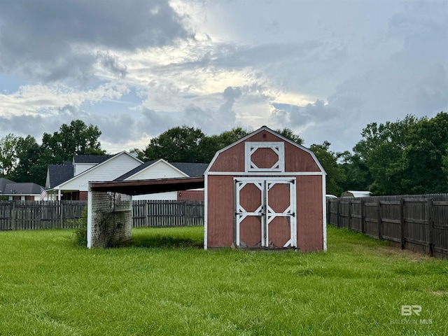43265 Jones Rd, Bay Minette, AL 36507 - view of shed with a fenced backyard
