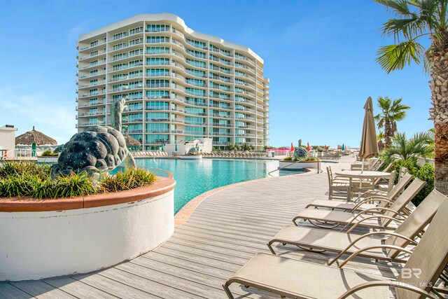 view of swimming pool